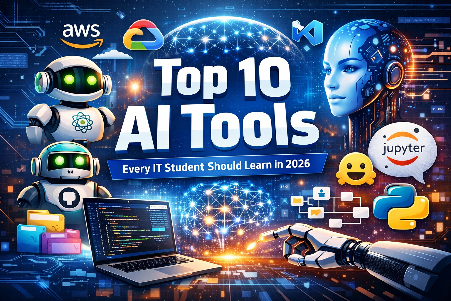Top 10 AI Tools Every IT Student Should Learn in 2026