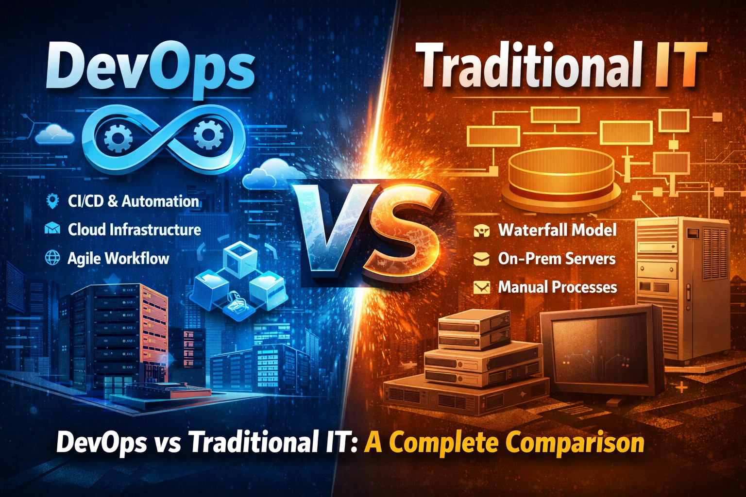 DevOps vs Traditional IT: A Complete Technology Comparison