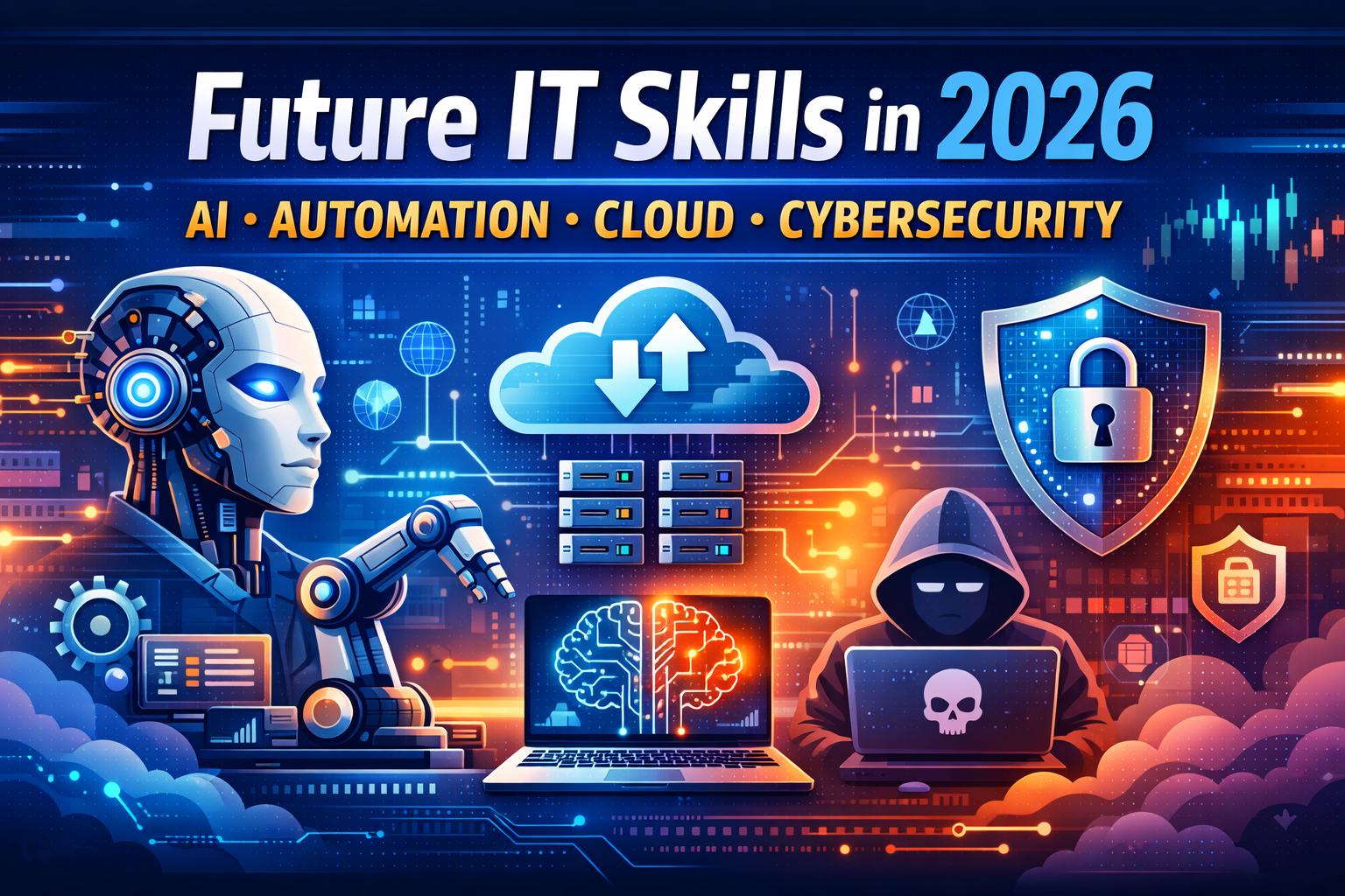 Future IT Skills in 2026: AI, Automation, Cloud, and Cybersecurity